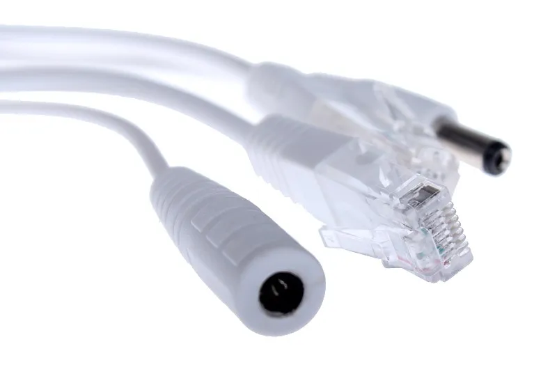 2 пары/Лот PoE сплиттер и инжектор кабель комплект PoE адаптер Пассивный кабель сплиттер мощность по Ethernet для ip-камеры