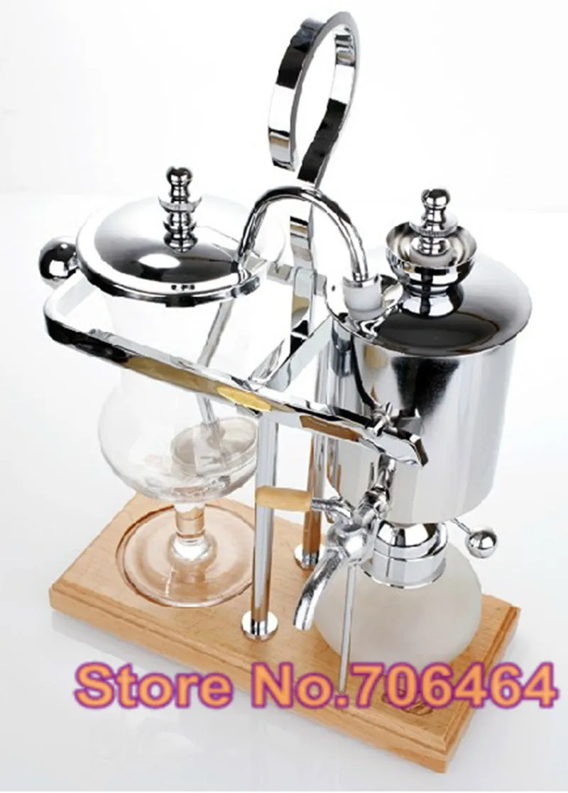 Buy Silver Vienna Belgium Royal brewer Siphon coffee