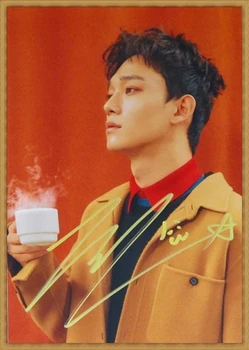 

hand signed EXO CHEN Kim Jong Dae autographed photo 6 inches free shipping K-POP 022018A