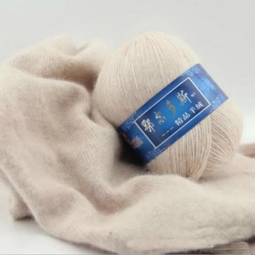 

1pc Soft Cashmere Yarn Hand-knitted Mongolian Woolen DIY Weave Thread Gomitolo Cotone Per Uncinetto Yarn For Hand Knitting