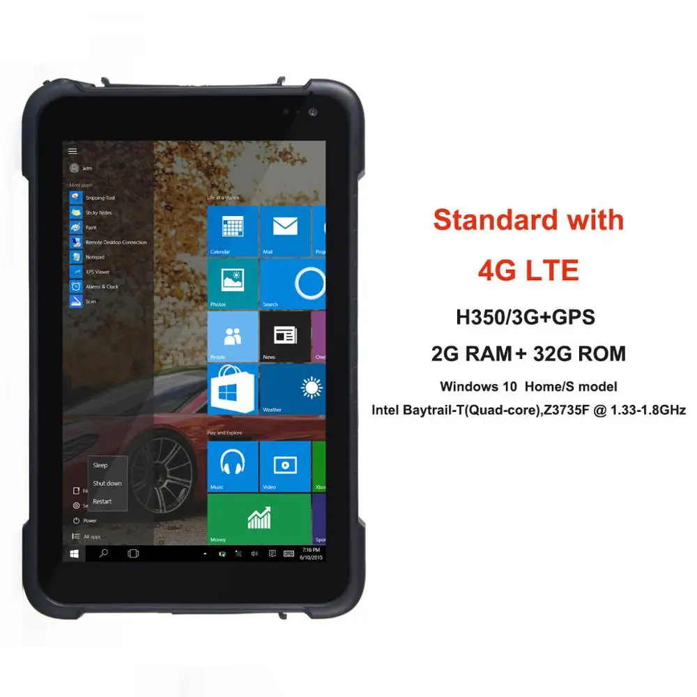 8" Rugged Windows 10 Android Tablet with 1D 2D Bar code Scanner Reader Handheld Industrial Computer PDA Scanner NFC RFID Tablet android scanner Scanners