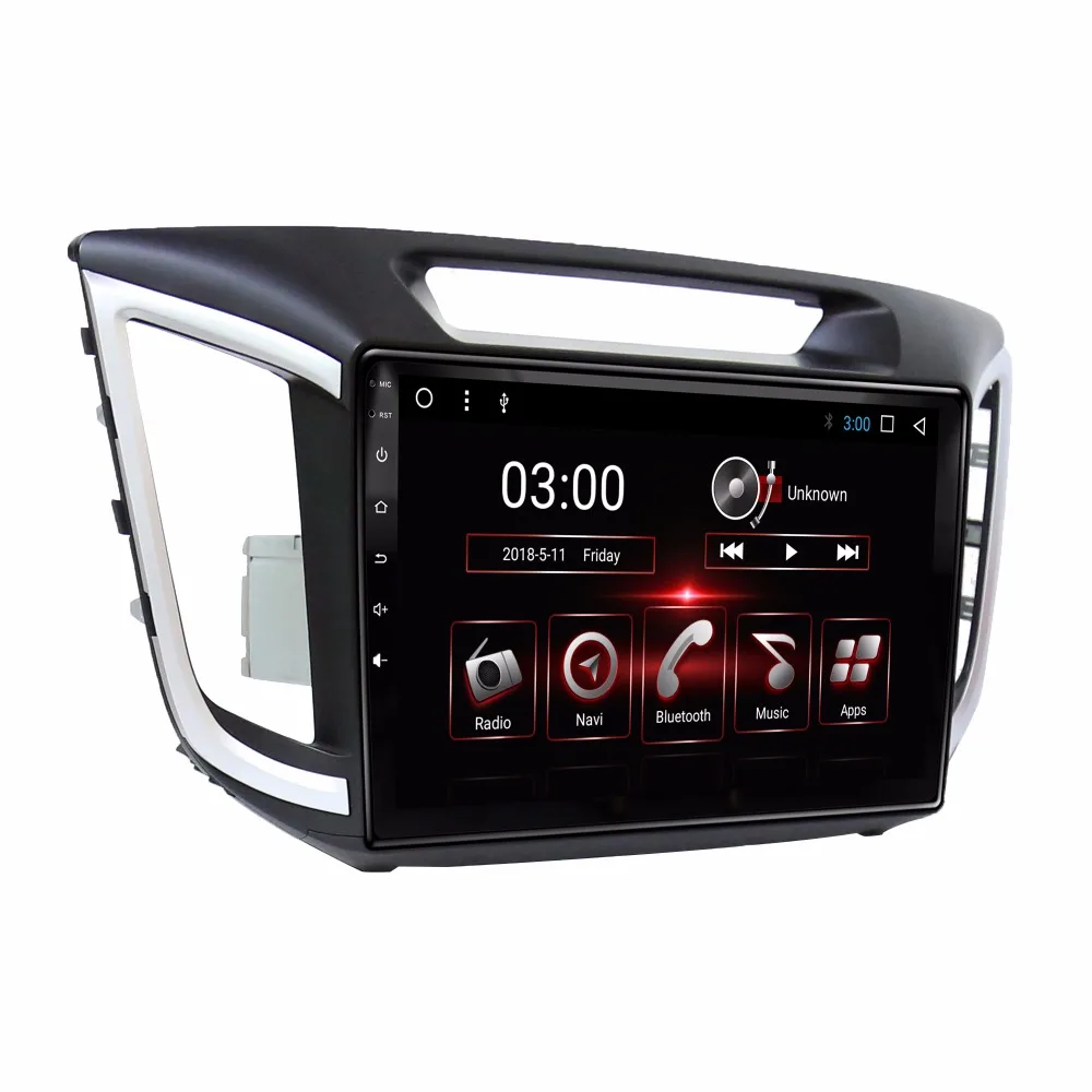 Android 8 1 Восьмиядерный автомобильный DVD для HYUNDAI IX25 CRETA 2014 2016 Радио gps навигационная