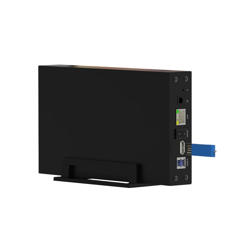 NAS hdd enclosure 3 5 sata RJ45 USB3 0 access HDD wireless in LAN faster and 1