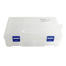 8 слотов Bilayer отсек для хранения Регулируемый прозрачный пластик 235*165*60 мм контейнер для ювелирных компонентов шитья