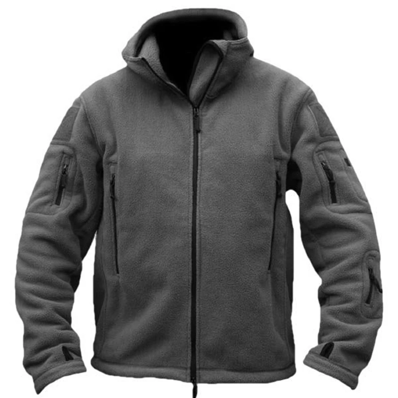 Günstige Männer Taktische Militärische Winter Fleece Mit Kapuze Jacke Softshell jacke Polartec Oberbekleidung Armee Kleidung