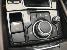 

Lapetus Transmission Shift Gear Panel Frame Cover Trim 2 Piece For Mazda 3 AXELA Sedan Hatchback 2017 2018 ABS Auto Accessories