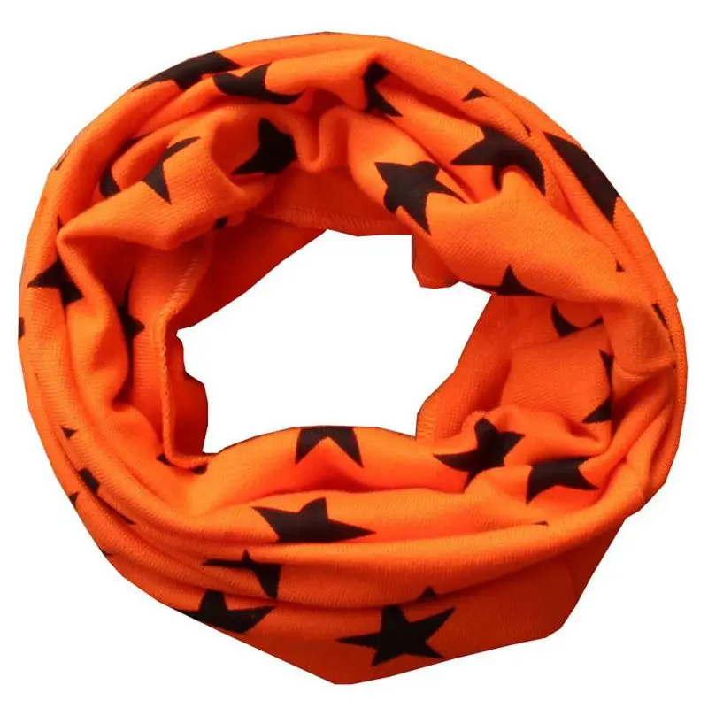 Осень-зима ребенок теплый шарф 40*20 см, детский хлопковый шарф для девочек, для мальчиков-хомут с круглым воротником для мальчиков и девочек детский шарф шейный платок X2 - Цвет: O
