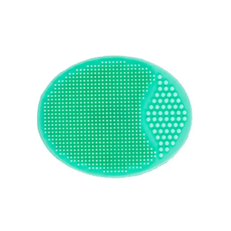 Многофункциональное очищающее средство для лица, удаления черных точек, щетка для очищения пор, массажная головка, мягкая силиконовая Очищающая щетка для лица - Цвет: Light Green