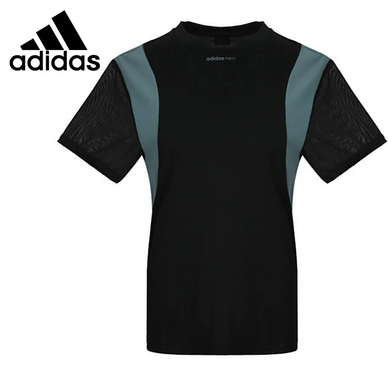 Новое поступление оригинальные женские футболки Adidas Neo Label W CS MSH SLV спортивная