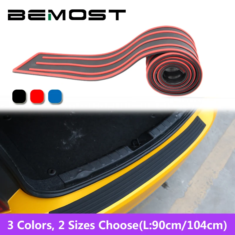 

BEMOST Car Rubber Rear Guard Bumper Protect Pad Cover The Scratch Sticker For Subaru XV Forester Legacy Outback Impreza Justy