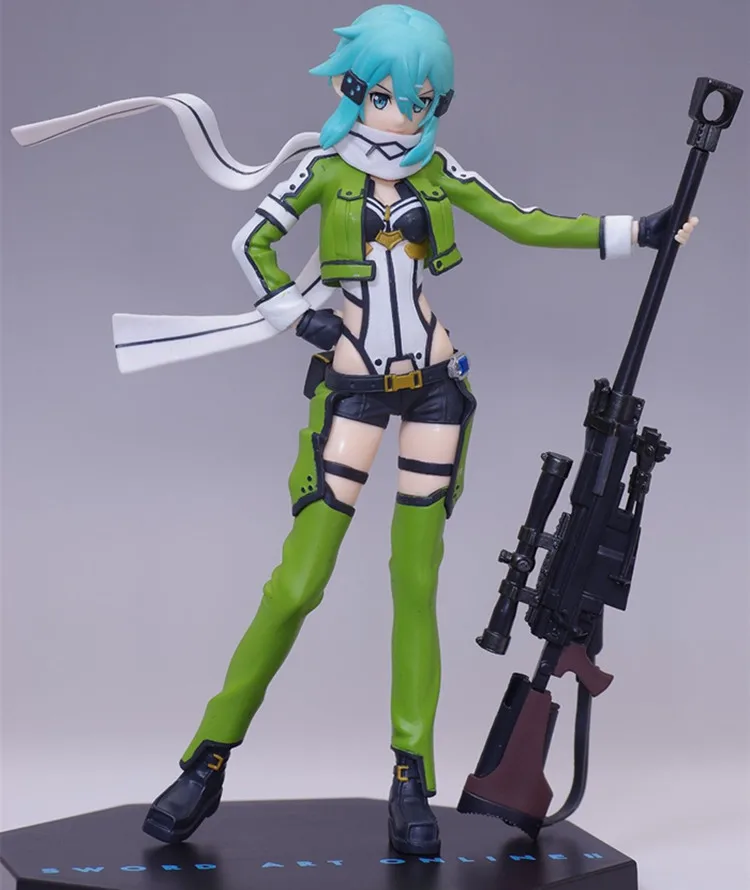 Hot Sword Art Online Ii 2 Gun Gale Online Ggo Asada Shino Sinon Pvc