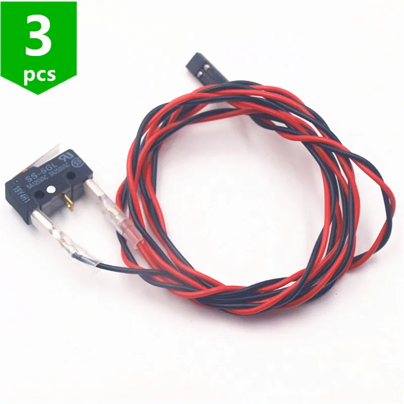 

SS-5GL 5A 125VAC 0.49N endstop switch limited swtich 1meter cable for Reprap Prusa Kossel 3D printer spare parts