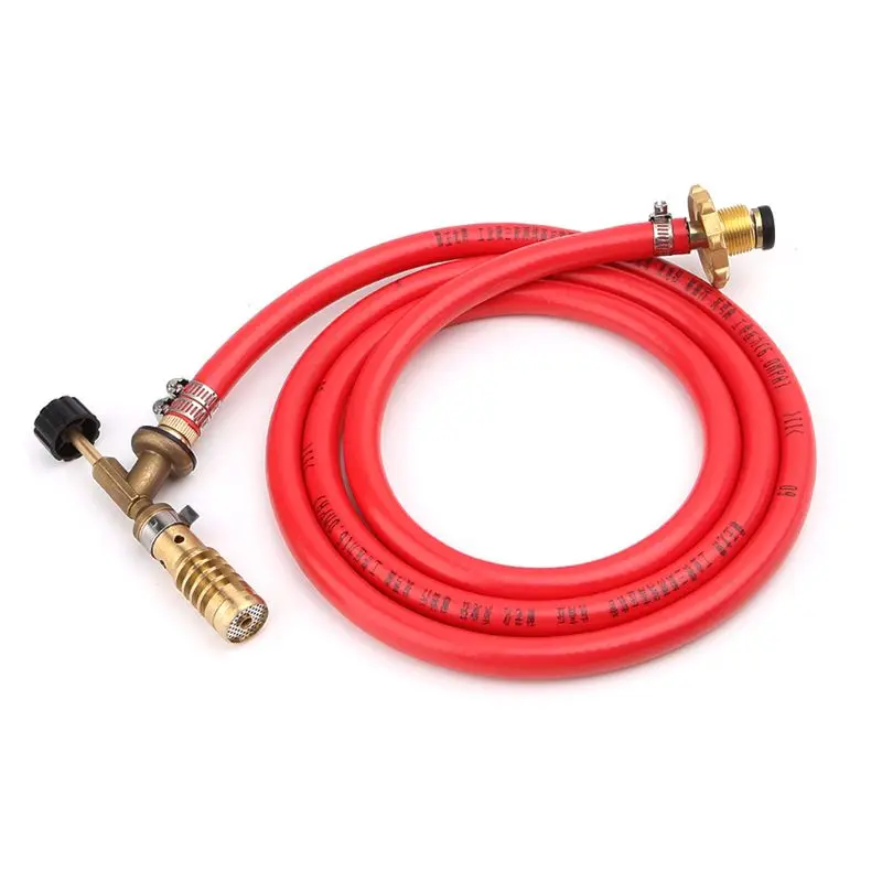 Gas Self Ignition Turbo Torch with Hose Solder Propane Welding for