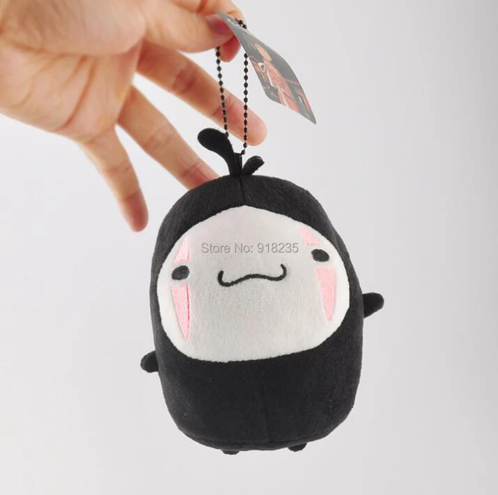 20/Lot 2 Styles Spirited Away Faceless Man 5" 13CM Plush Keychain Pendant Stuffed Toys