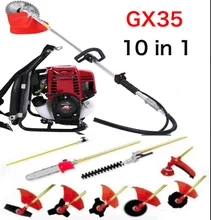 Gx35 Backpack 10 in 1 Multi garden Brush Cutter whipper snipper chain saw hedge trimmer extend pole