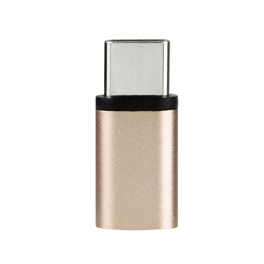 Micro USB к usb type C зарядное устройство адаптер конвертер для samsung galaxy s8 s9 plus s8+ BLACKVIEW R7, A8 Max, A8, A5, Omega Pro/V6S - Тип штекера: gold