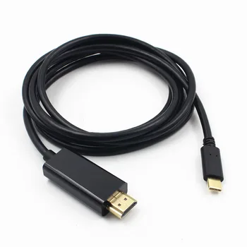 

1.8m USB Type C 3.1 Male to HDMI Female 4K 1080P Adapter Cable For Laptop HDTV Video Surveillance Transmission Equipment