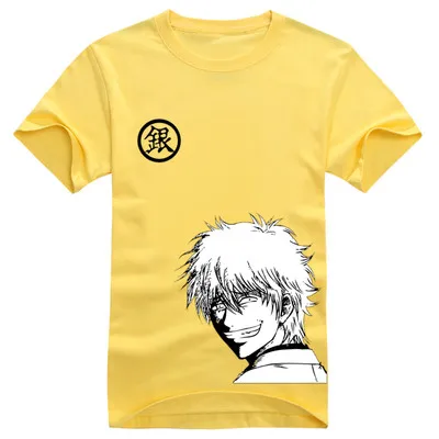 Gintama Sakata Gintoki Funny Face T-Shirts - Nakama Store