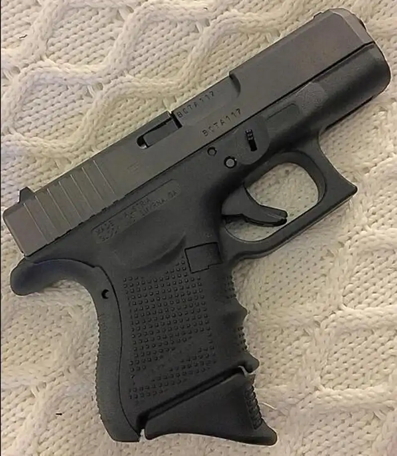 High Impact Polymer Grip Extension Pearce Grips For Glock Model 26 27