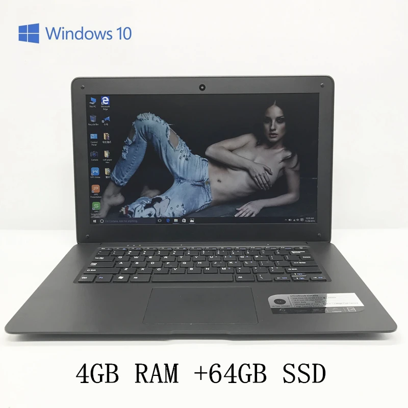 2016 NEW NOTEBOOK high quality 14 inch laptop ultrabook 4GB RAM+64G SSD with windows 10 Intel Atom X5-Z8300 1.44Ghz USB 3.0
