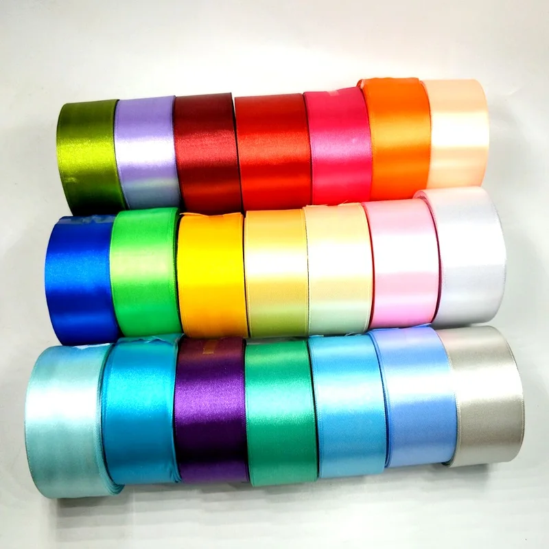 

5 meters 1-1/2" (40mm) ribbons Lots Colors Solid Color Satin Ribbons Wedding Decorative Gift Box Wrapping Belt DIY Crafts 005