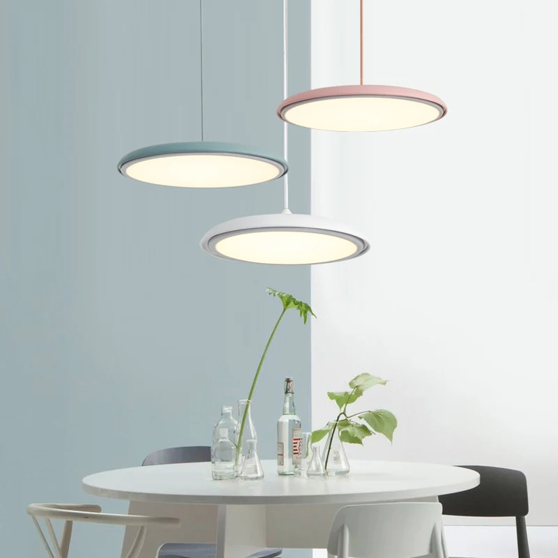  Nordic Post-Modern LED Pendant Lights Restaurant Living Room Bar Kitchen Handing Lamps Industrial L - 32885174171
