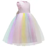 Set Unicorn Girl Flower Rainbow Dress | Unilovers