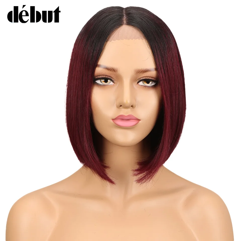 Debut Lace Front Human Hair Wigs Remy Brazilian Human Hair Lace front