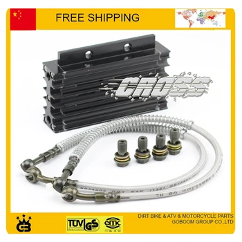 

Radiator oil cooler aluminium oil-cooler engine 140cc 150cc 155cc 160cc 170cc dirt pit monkey bike accessories free shipping