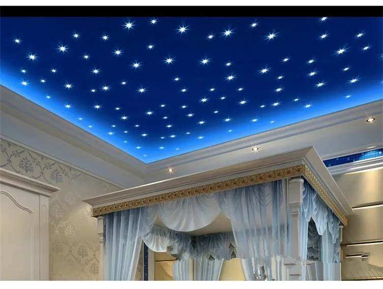 DIY 3D Wall Sticker Star Stickers Fluorescent Luminous Sticker Living