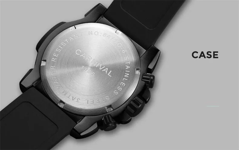 Часы на фестиваль мужские роскошные брендовые кварцевые часы модные светящиеся тритиевые часы Reloj Hombre спортивные часы мужские часы Relogio