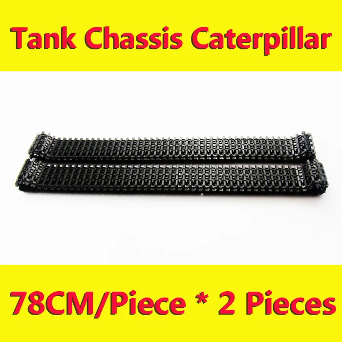 

2pcs Pedrail Tracks for Tank Chassis 1:16 3818 Caterpillar Chain Tracks Pedrail Thread Wheel Crawler DIY RC Toy Part