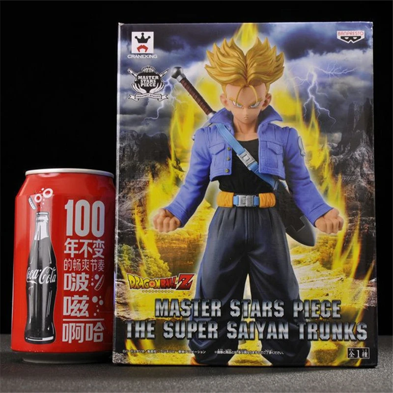 

1pc/lot Dragon Ball Z Super Saiyan Trunks Mater Stars Piece PVC Action Figure Anime Figurine Collection Model Toys For Kid 18cm