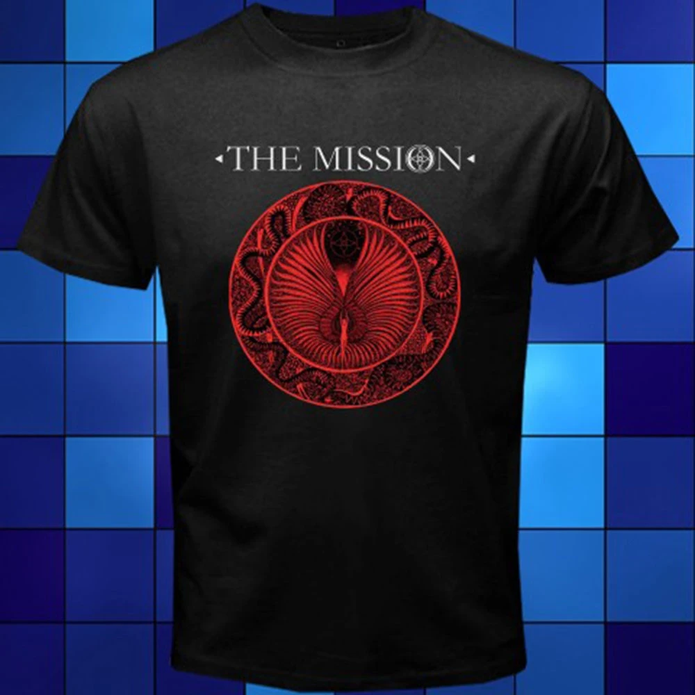 

New The Mission English Rock Band men t shirt