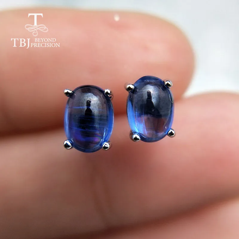 Женские серьги с голубым кианитом TBJ Подарочные ювелирные украшения