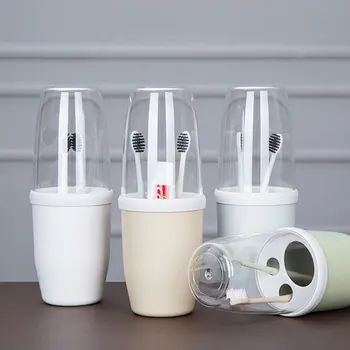 

PP Toothbrush Cup Home Organizer Portable Wash Gargle Bathroom Tool For Travel