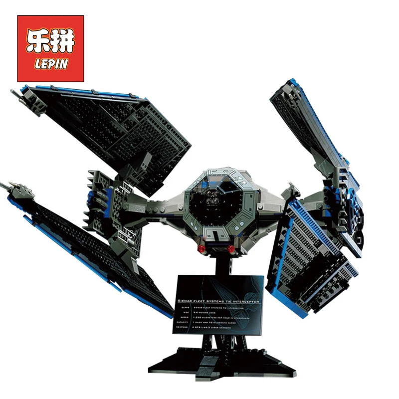 

New Lepin 05044 STAR WARS Stunning Limited Edition The TIE Interceptor Model Building Blocks Bricks LegoINGlys 7181 Boys Gifts