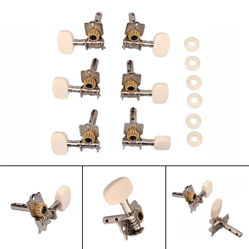 1 компл.. 3L 3R Классическая гитары строка Колки тюнеры Колки открытым шестерни ra Запчасти и аксессуары