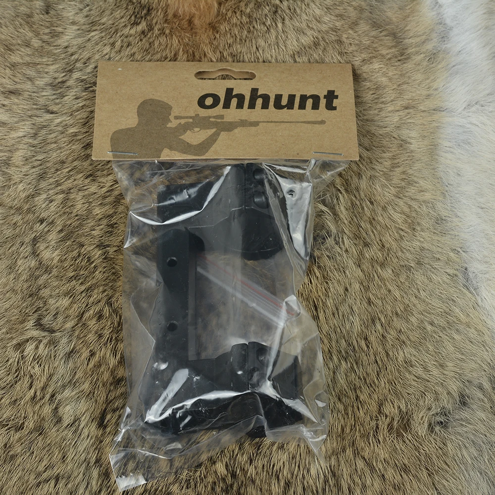 Ohhunt 10 см низкий профиль 11 мм ласточкин хвост. 22 пневматического пистолета 30 мм прицела кольца с Стоп-штифт для охоты тактический прицел крепление