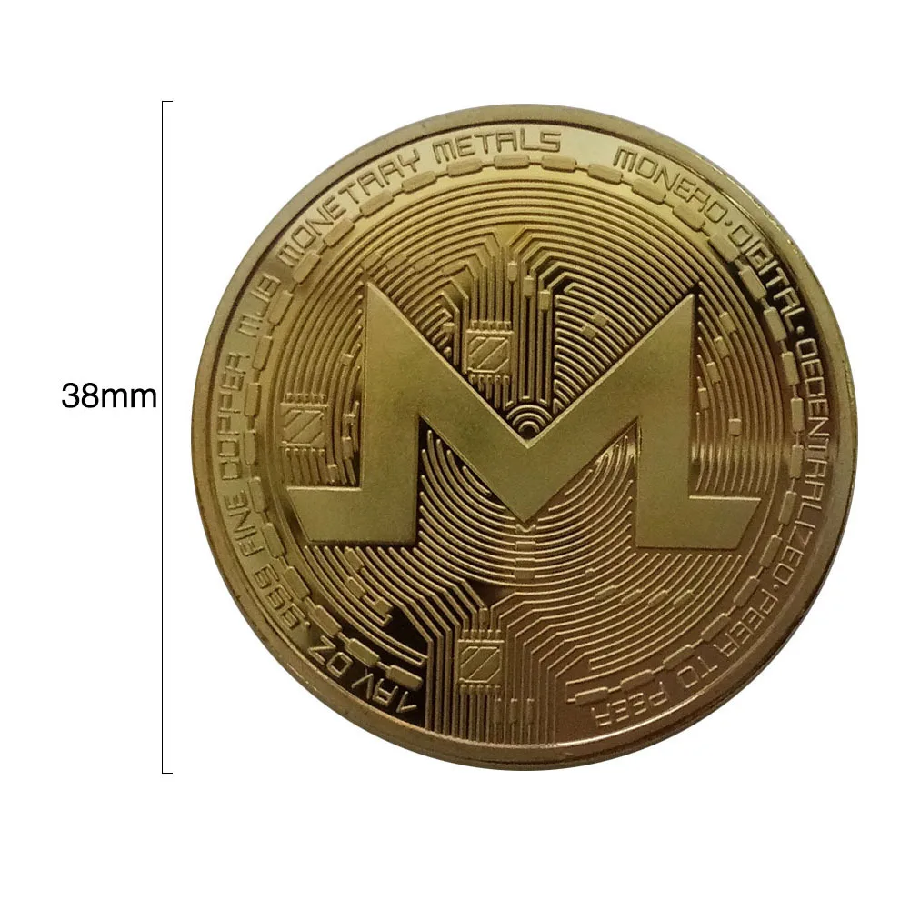 Монеты иностранных валют Monero монета памятная художественная коллекция подарок