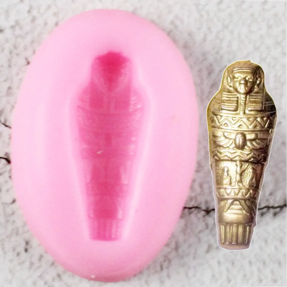 

Egyptian Pharaoh Mummy Silicone Mold Fondant Mold Cake Decorating Tools Chocolate Gumpaste Mold Kitchen Accessories