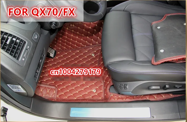 Best quality! Special car floor mats for Infiniti QX70 2017 2013 wear resisting waterproof