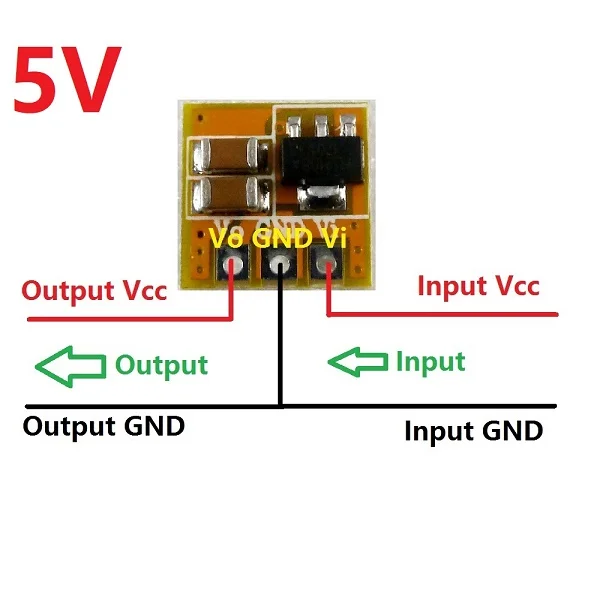 10 шт. 0,7-5 в до 3 в 3,3 В 5 В DC повышающий преобразователь напряжения Повышающий Модуль - Цвет: Output 5V no Pin