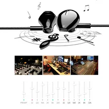 Игровая Музыка Проводные наушники бас стерео ухо гарнитура встроенный микрофон объем Контрольный динамик 3,5 мм штекер Заушник внутриушные для телефонов ПК