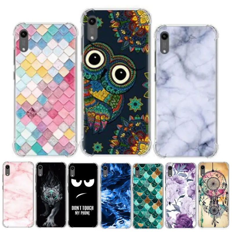 

For Huawei Honor 8A Case Soft TPU Silicone Bumper on Honor 8A Pro Cases For Honor 8A JAT-LX1 8APro JAT-L41 Phone Case Back Cover