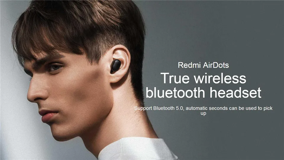 Оригинальные беспроводные наушники Xiaomi Redmi AirDots True Bluetooth 5,0, DSP, активные наушники с шумоподавлением и микрофоном