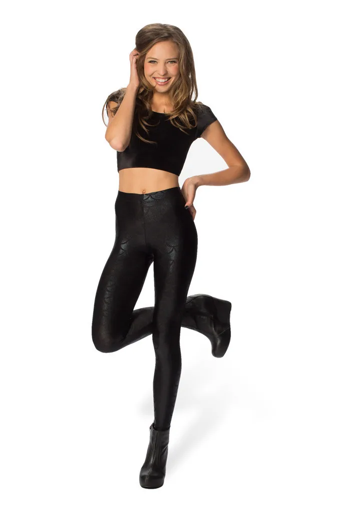 Mermaid Fashion Women Leggings Pants Sexy Digital Print Colorful | Женская одежда