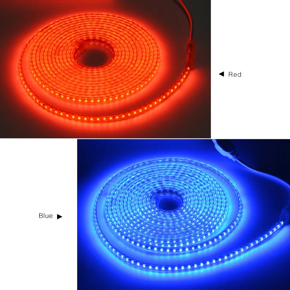 Диммируемый Водонепроницаемый светодиодный светильник 220 В 2835 SMD светодиодный гибкий ленточный 220 В гирлянда Рождественский Декор наружный светильник 120 светодиодный s/M EU штекер