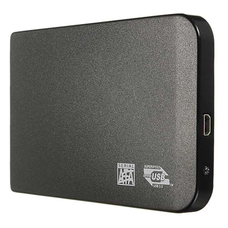 Алюминий 2,5 "USB3.0 SATA HDD жесткий диск внешний пластиковый кейс + мешочек