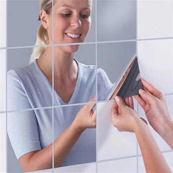 

9Pcs or 16Pcs Creative Removable Square Grid Wall Stickers DIY Home Decor Decals